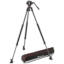 Manfrotto 504X Fluid Video Head with 635 Fast Single Carbon Fiber Leg