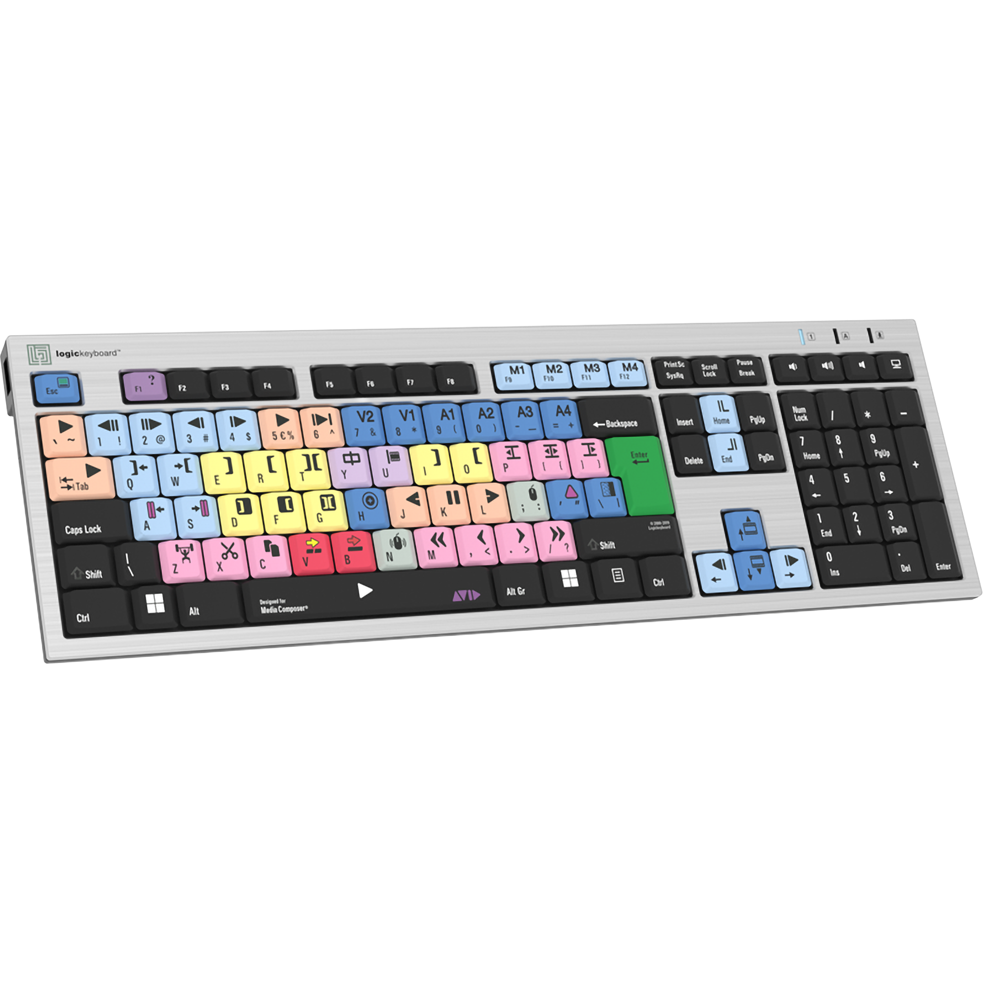 Buy Logickeyboard Media Composer - PC Slim Line Keyboard - USE Dutch ...